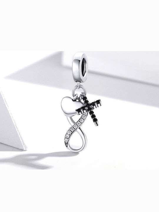 Infinity Charm από Ασήμι