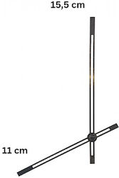 Indicatoare Ceasuri Metalice Negre 11-15.5cm