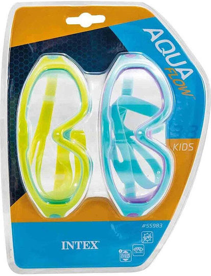 Intex Μάσκα Θαλάσσης Σιλικόνης Παιδική Γαλάζια
