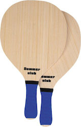 Summer Club Ρακέτα Παραλίας Polywood 41x23cm Μπλέ Λαβή 13504