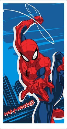 Marvel Spiderman Mikrofaser Kinder-Strandtuch 70x140cm Aym-075sp-btm