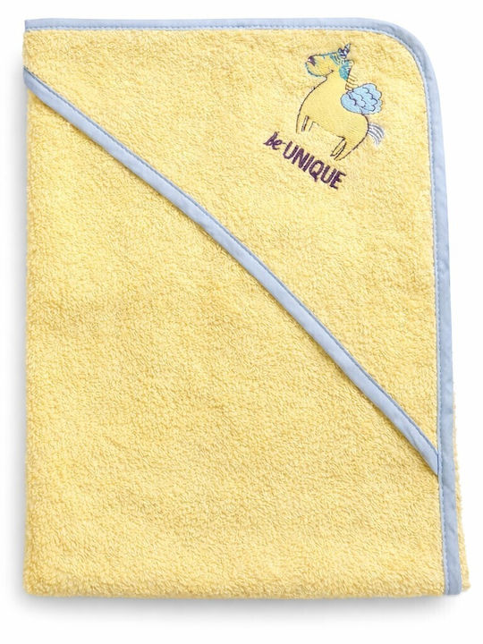 Beboulino Baby Hooded Towel with Hood Unicorn F...