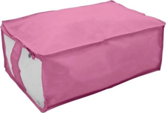 Ordinett Plastic Storage Case for Blanket/Duvet / Clothes in Pink Color 40x60x25cm 1pcs