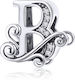 Silber Charm 925 B Kalligraph