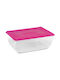 Cyclops Plastic Lunch Box Pink 10000ml