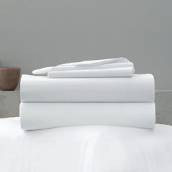Bonsai Home Σεντόνι Υπέρδιπλο 220×280 Περκάλι 180tc Λευκό