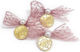 Afitechno Christening Charm Pendant Pink 100pcs