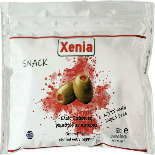 Xenia Măsline Verde Πιπεριά Umplute 50gr