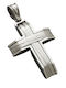 Daskalakis Men's White Gold Cross 14K