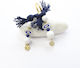 Daskalakis Christening Charm Keychain Blue 125 Pieces