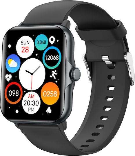 Nexus FiT Aluminiu Smartwatch (Negru)