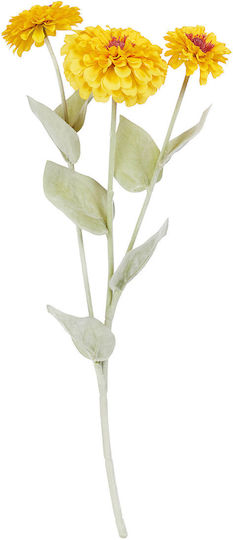 Florista Ζίννια 50cm Culoare Galbenă