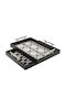 Zen Collection Wooden Rectangular Decorative Tray 2pcs