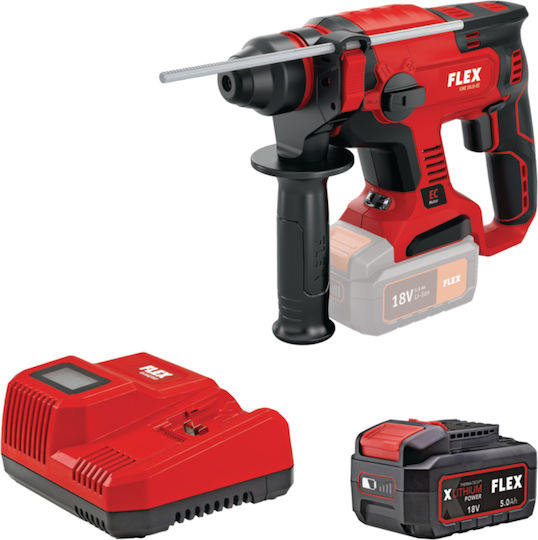 Flex CHE 18.0-EC Impact Demolition Hammer Battery Brushless 18V 1x5Ah with Chuck SDS Plus D00310
