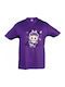 Kids' Shirt Short Sleeve Purple