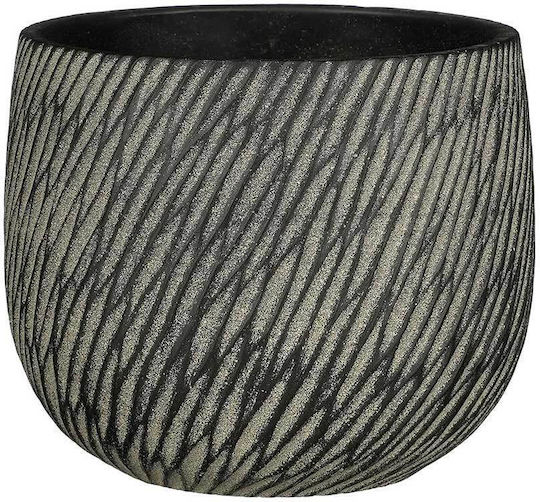 Mica Ghiveci Antracit 14x14x14.5cm.