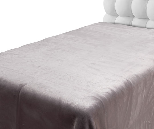 Silk Fashion Υπέρδιπλη 220x240εκ. Ανοιχτό Γκρι