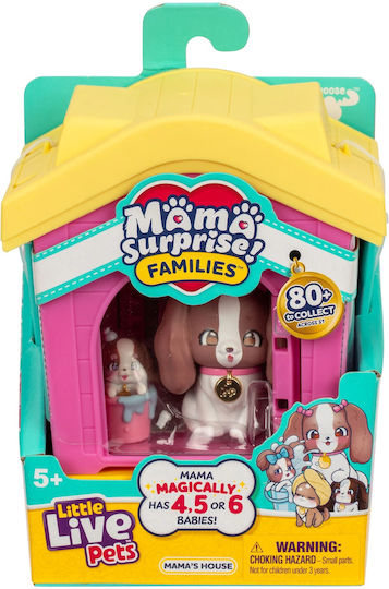 Giochi Preziosi Miniature Toy Mama Surprise Little Live Pets SPANIEL FAMILY