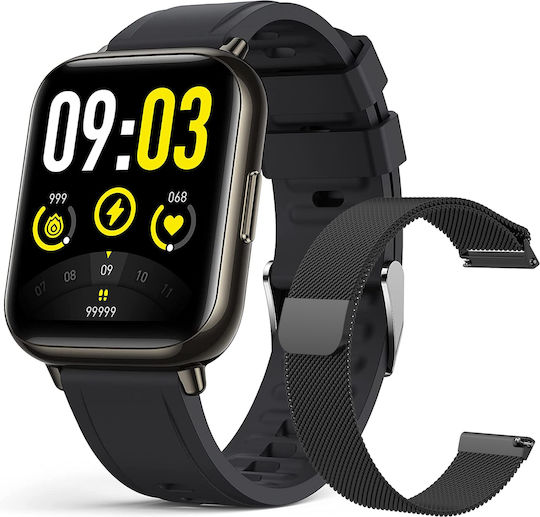 OnWear Pro Aluminiu Smartwatch (Negru)