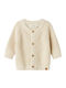 Kinderstrickjacke Baumwolle Beige