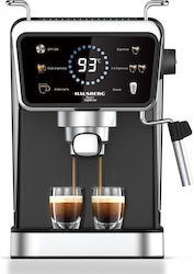 Hausberg Automată pentru Cafea Măcinată Argintie HB3730IN Hausberg Automată pentru Cafea Măcinată Argintie HB3730IN