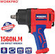WorkPro WP510003 Air Impact Wrench 1/2 Square Drive with Maximum Torque 159.07kgm