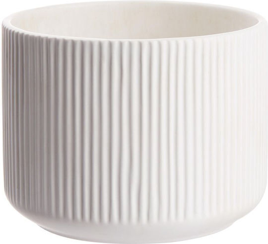 Liv Κασπό Δ16,5cm Λευκό Λευκό Δολομίτης O 16,5 Cm Ύψος 12,8 Cm