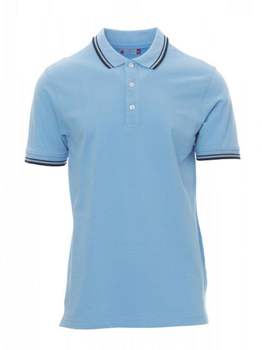 Payper Skipper Herren Polo Arbeitshemd Hellblau