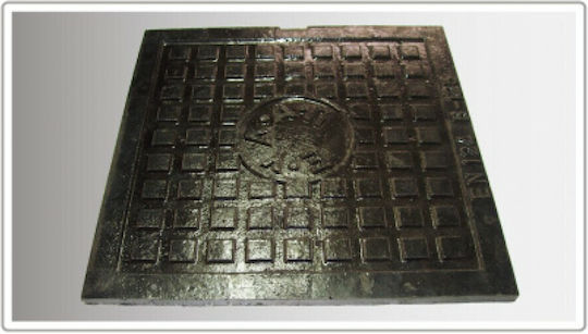 Cast Iron Sewer Drain EYDAP 331x331 B125 Without Frame Sewer Drain Cover
