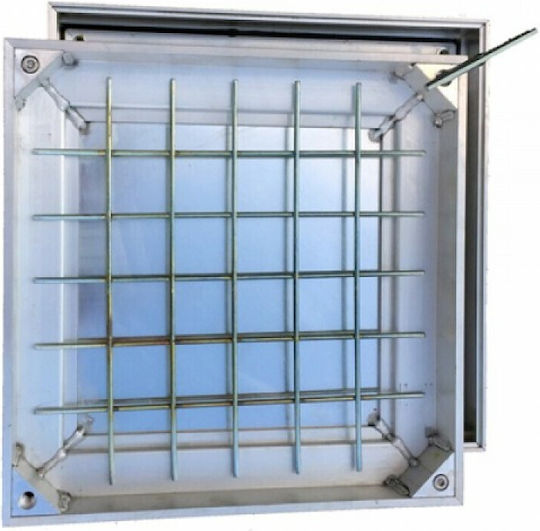 Kanalabflüsse Abdeckung 100x100 Aluminium Nachfüllbares Kanalabfluss Yua06-100/100 Dc 60 Pro Schwerer Typ