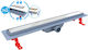 Canal Duș Scurgere Duscheline Optimal Vision Inox 40cm Cadru Plastic