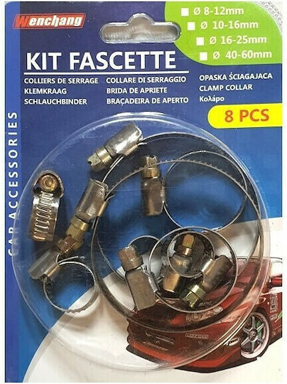 Комплект Скоби За Общи Употреба В Автомобила 8 Бройки Inox Φ8-60mm Stax