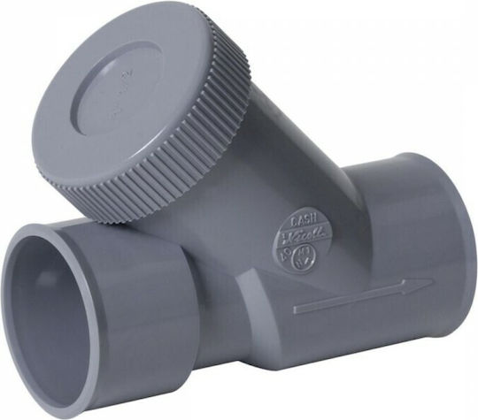 Βαλβίδα Αντεπιστροφής Φ50 Pvc Nicoll 1 Πλαστικό Κλαπέτο Casj4