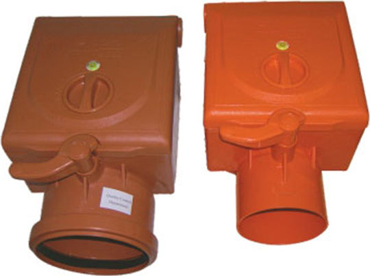 Αντιεπίστροφο Easytouch O-ring Στα Άκρα Pvc-abs Φ125