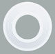 Fasoplast Plastic Rosettes Pvc-u White Φ125