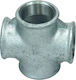 Galvanized Cross Fitting 3"