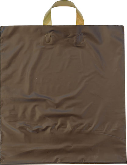 Pungă de Plastic Maro Tip Loop 40x5x45 20kg