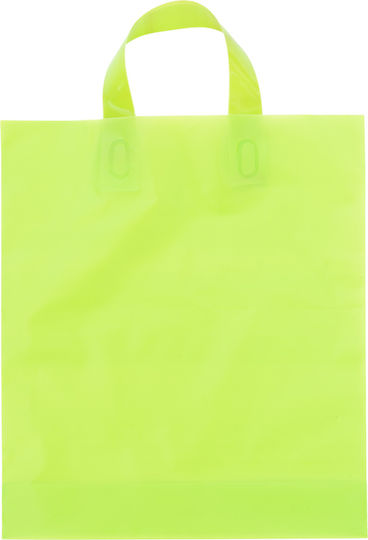 Kunststoff Plastiktüte Loop Grün Tasche 50x5x55 20kg