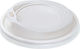 White Sip Lid 90mm 12-16oz 100 Pieces