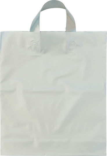 Kunststoff Plastiktüte Loop Silber Tasche 50x10x70 20kg