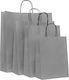 Paper Bag Gray Twisted Premium 36x12x41 200pcs