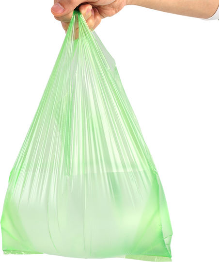 Tasche Westentyp Papierplastik A-Qualität Grüne Nr.60