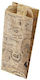 H6607 Antique Brown Paper Bag Vintage 40g/m2 12+9x28 1000 Pieces Leone Italy