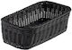 Кошница за хляб за сервиране Vanity G1/3 Rattan Черна 32.5x17.5x10см 562.z