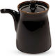 Black Soy Sauce Pot 147ml Black Brown Commercial Porcelain Table Gravy Boat 7x8.30cm Japan