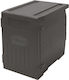 Isolierter Träger Epp Tür 6xgn1/1 6,5cm 86lt Schwarz 63x44x63cm Tcb-600epp