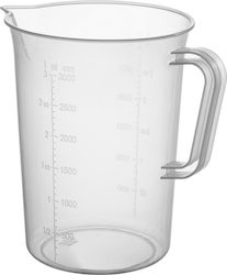 Measuring Jug Graduated 3.0l Φ17x23cm Polypropylene