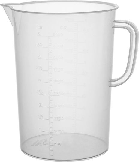 Measuring Jug Graduated 5.0l Φ17x26cm Polypropylene