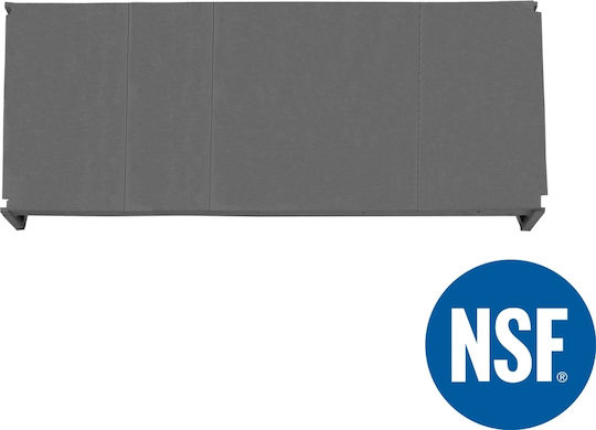 Ράφι Συμπαγέs Πλαστικό Nsf Κατάλληλο Τρόφιμα Κατάψυξη 1525μ X 610β Mm Σετ 4 Τεμαχιων C372562
