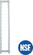 Steel Support Post Pp 2000x355 Mm Set of 2 C372573